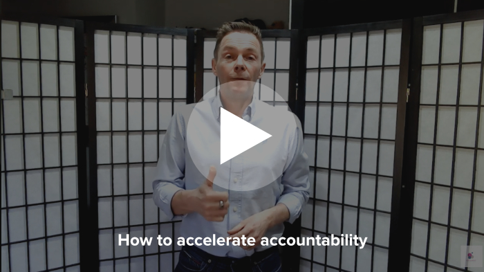 How to accelerate accountability