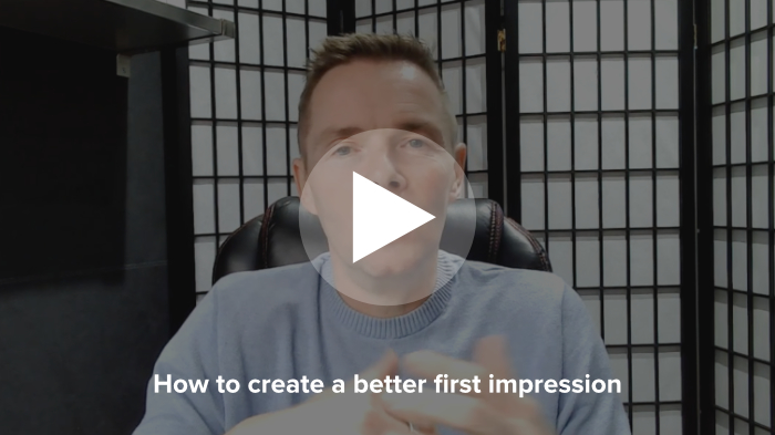 How to create a better first impression